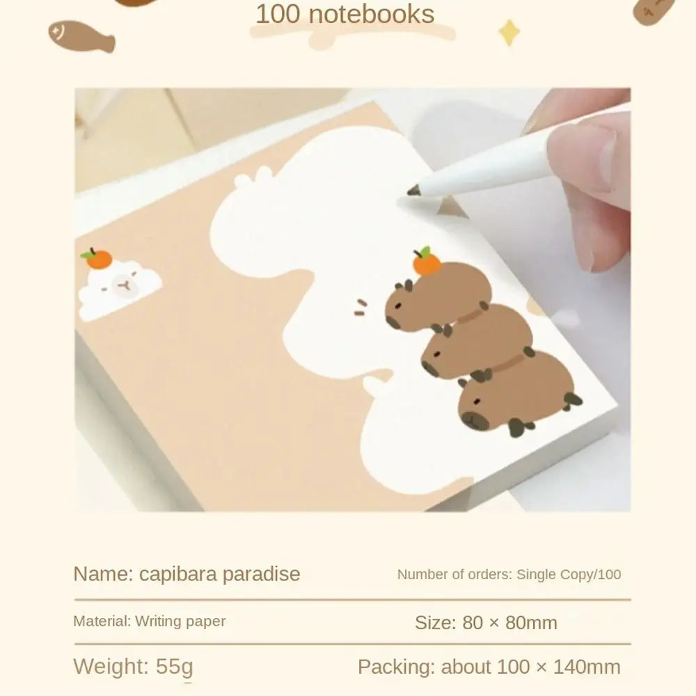 Cute Capybara Pencil Case for Boy Girl Large Storage Pencil Box School Accessories