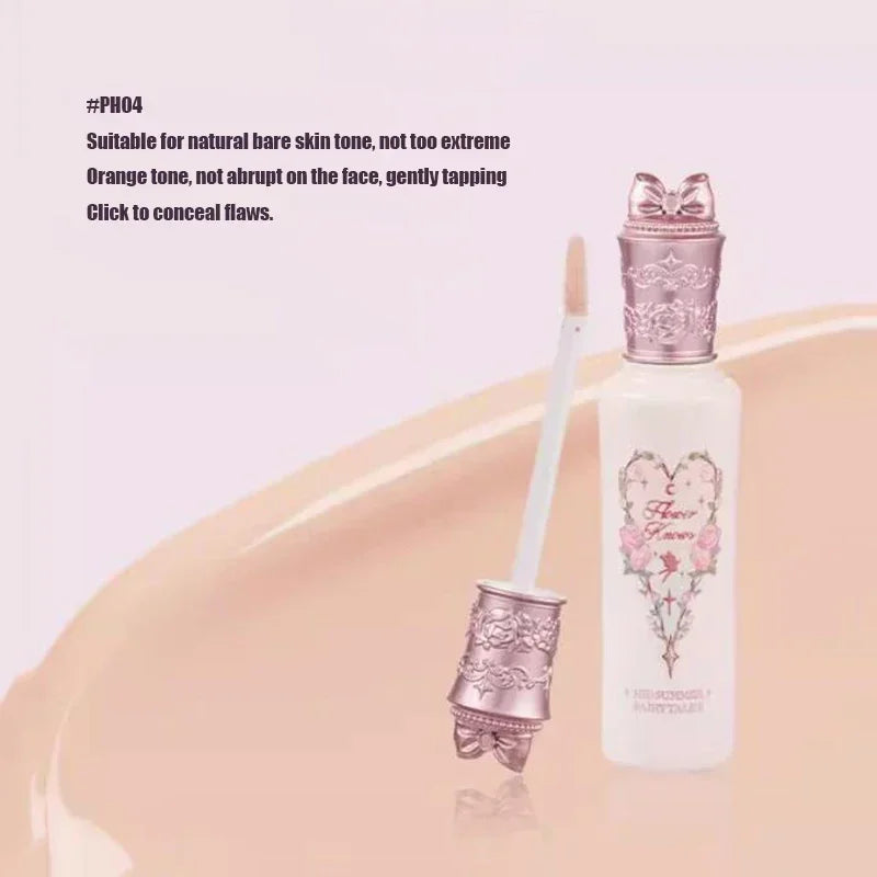 Midsummer Concealer Lightweight Cream With Hyaluronic Acid,Liquid Highlighter For Dark Circles & Redness 0.21 fl.oz