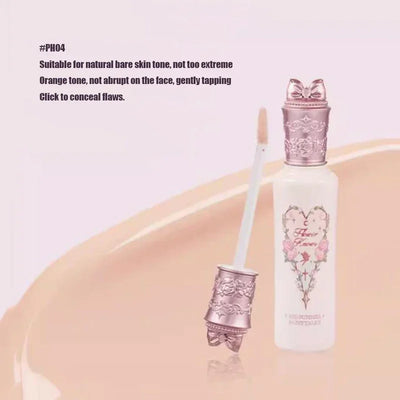 Midsummer Concealer Lightweight Cream With Hyaluronic Acid,Liquid Highlighter For Dark Circles & Redness 0.21 fl.oz