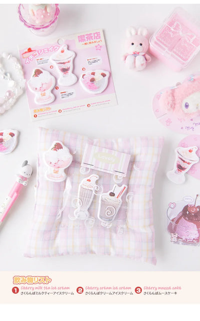 90pcs Cute Memo Pad  Set Welcome To The Teahouse Series  Memo Pad  Kawaii Stationery