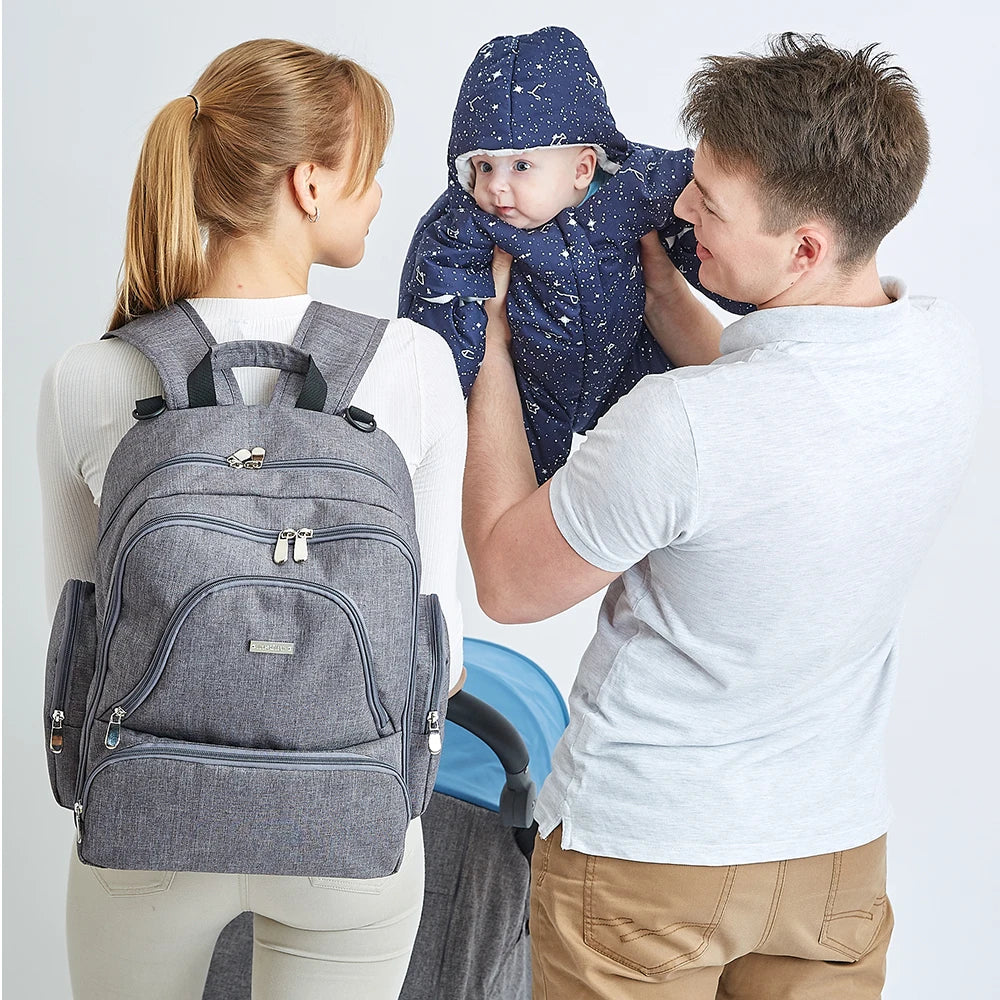 Insular Baby Diaper Bag Multifuntion Nappy Stroller Backpack Maternity Mummy Bag Baby Waterproof Diaper Changing Bag Backpacks