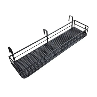 Elegant European-Style Flower Stand Expansive Iron Art Balcony Rail Organizer Decorative Hanging Pot Holder Urban Green Space