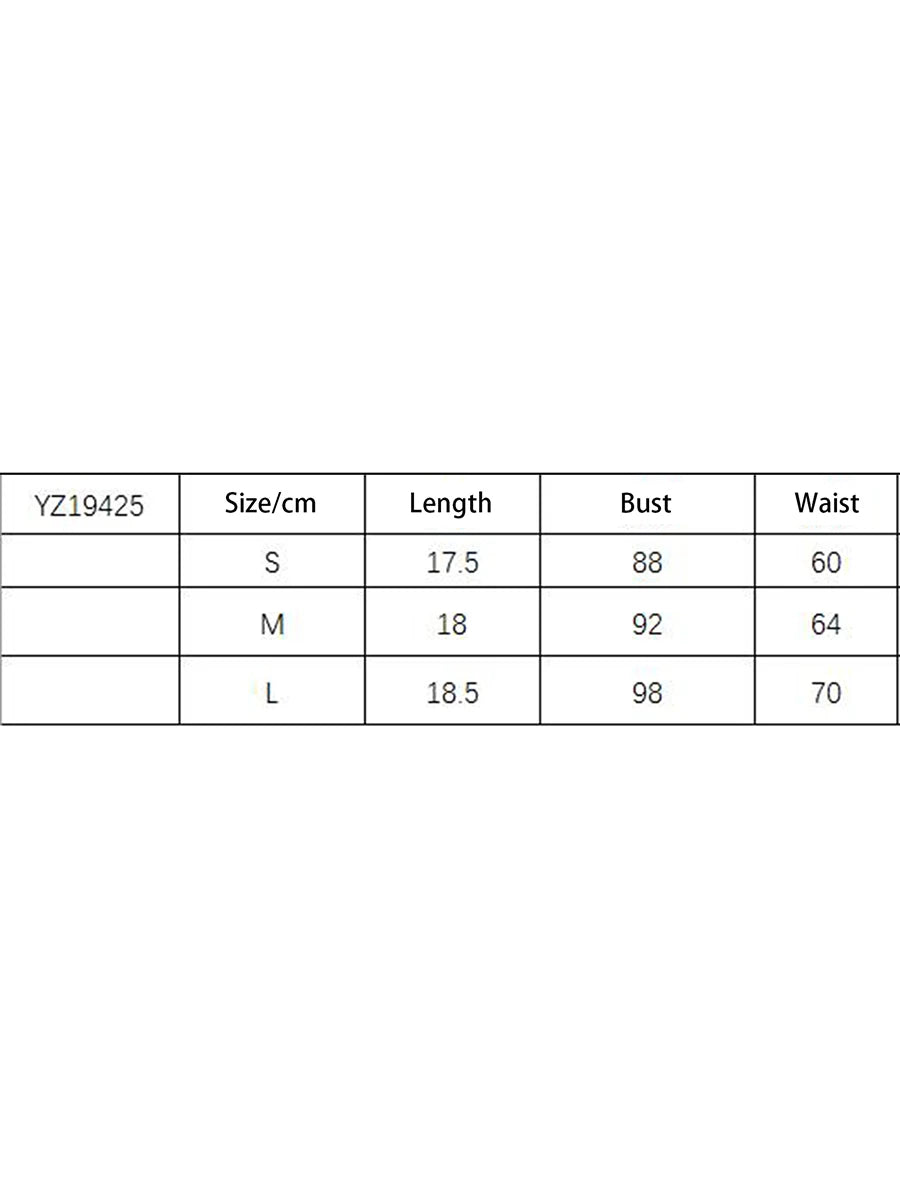 2 Pcs Swimsuit Women's Fruit Print Halter Bra with Low Waist Lettuce Edge Trim Thong Summer Bikini Set