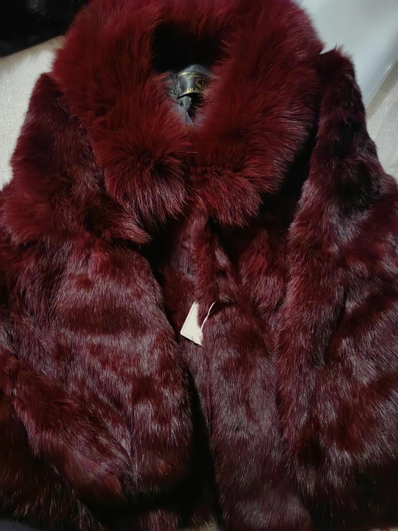 Real Rabbit Fur Coat Women Autumn Winter Short Jacket Thick Warm New Fashion Fox Fur Collar Elegant Female Warm Outerwear