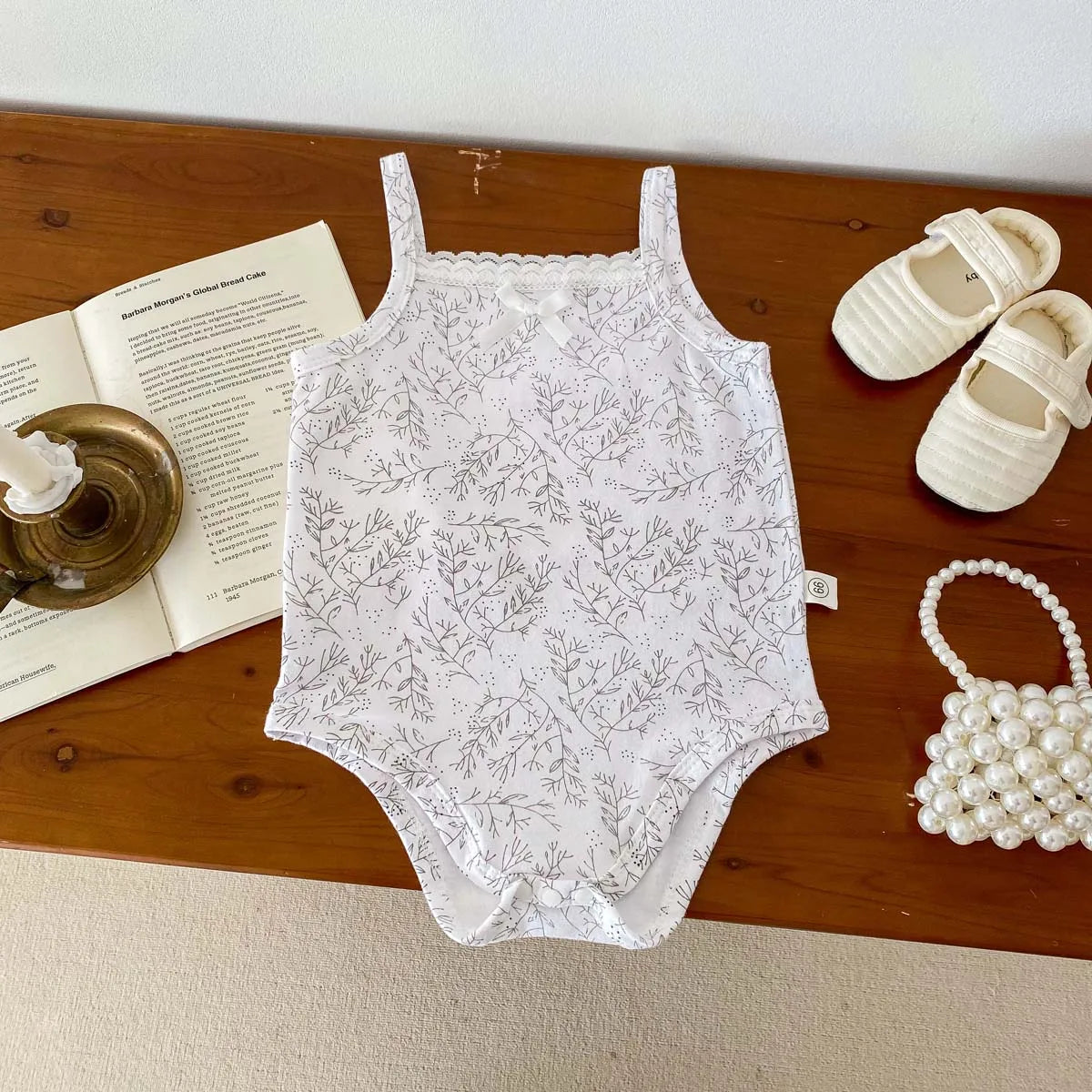0-2 Years Old Baby Girls Jumpsuit Summer Thin Infant Romper Cotton Floral Prints Baby Sling Clothes