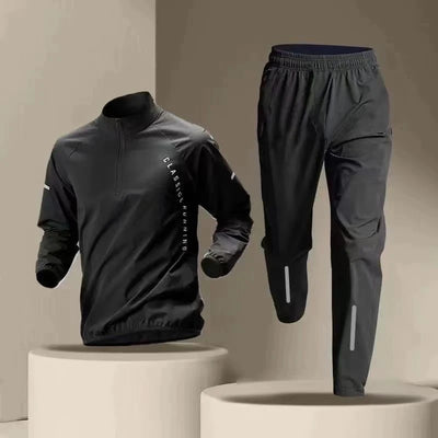 Couple Quick Dry Running Sets Outdoor Sports Tops & Pants Trendy Men's Tracksuits Breathable Windbreaker Shirts Training Clothes