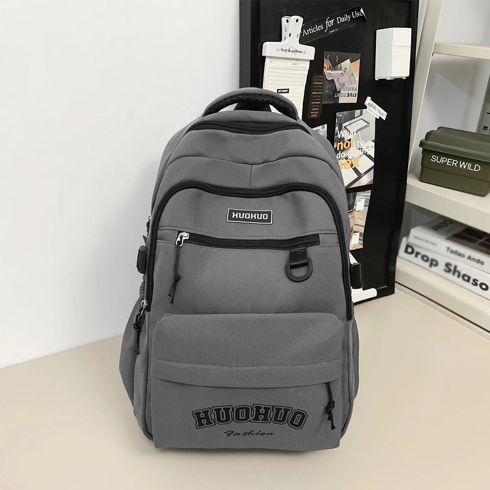 Outdoor Travel Light Weight Reduction Personality Niche Leisure Backpack Trend Backpack for Men and Women Large Capacity Compute