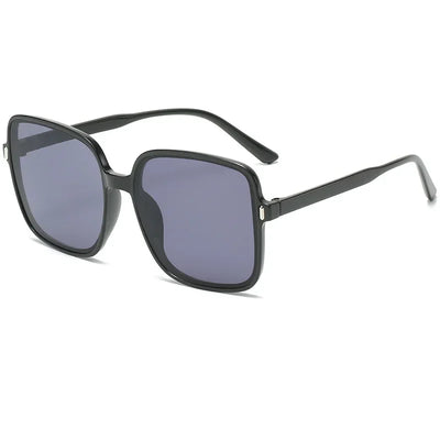 2023 New Rice Nail Square Sunglasses Fashion Sunglasses Women's UV Protection Retro Eyeglasses Large UV400 Goggles Women Brand