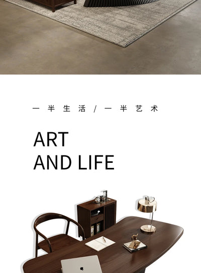 Asthetic Manager Executive Desk Modern Luxury Designer Workstation Office Table Conference Black Mesa De Escritorio Home Office