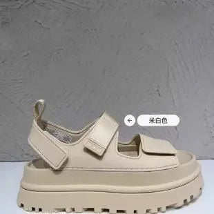Women's Roman sandals with astronomical optical shoes, casual and comfortable thick sole height increase, summer, 2025