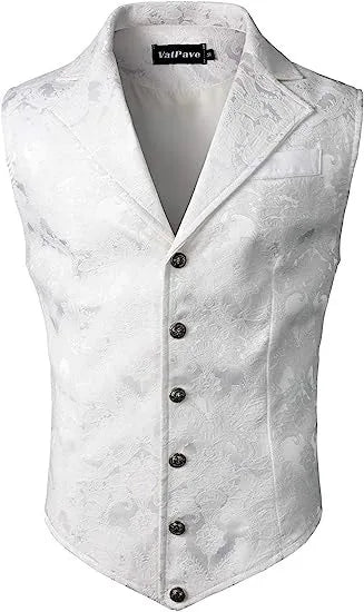 Festivals Men's Retro Vest New Men's Vest Medieval Costume Retro Gothic Specialty Dress Vest Halloween Costume