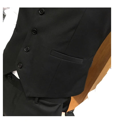 M-5XL Plus Size Men's Slim Fit Mens Suit Vest Casual Suit Vest Man Formal Businss Vests Male Waistcoat Gilet Homme XXXXXL