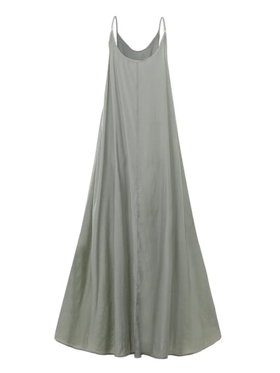 ZANZEA 2024 Summer Holiday Beach Sundress Women Sleeveless Dress Big Swing Vestidos Casual Sexy Bohemian Solid Color Robe Femme