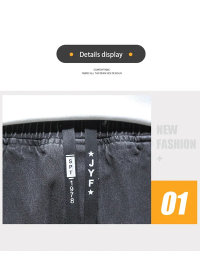 New Style Spring Summer Black Blue Cargo Jeans Men Streetwear Denim Jogger Pants Male Baggy Harem Jean Trousers Large Size M-8XL