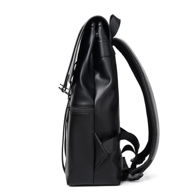 Men Backpack Rucksack Daypack Satchel Student Bag PU Leather Laptop Computer Travel Business Male School Book Bags Knapsack