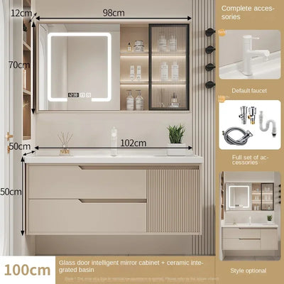 Furniture Basin Combination Bathroom Cabinet Modern Sink Washbasin Minimalist Bathroom Cabinet Washbasin Home Furniture
