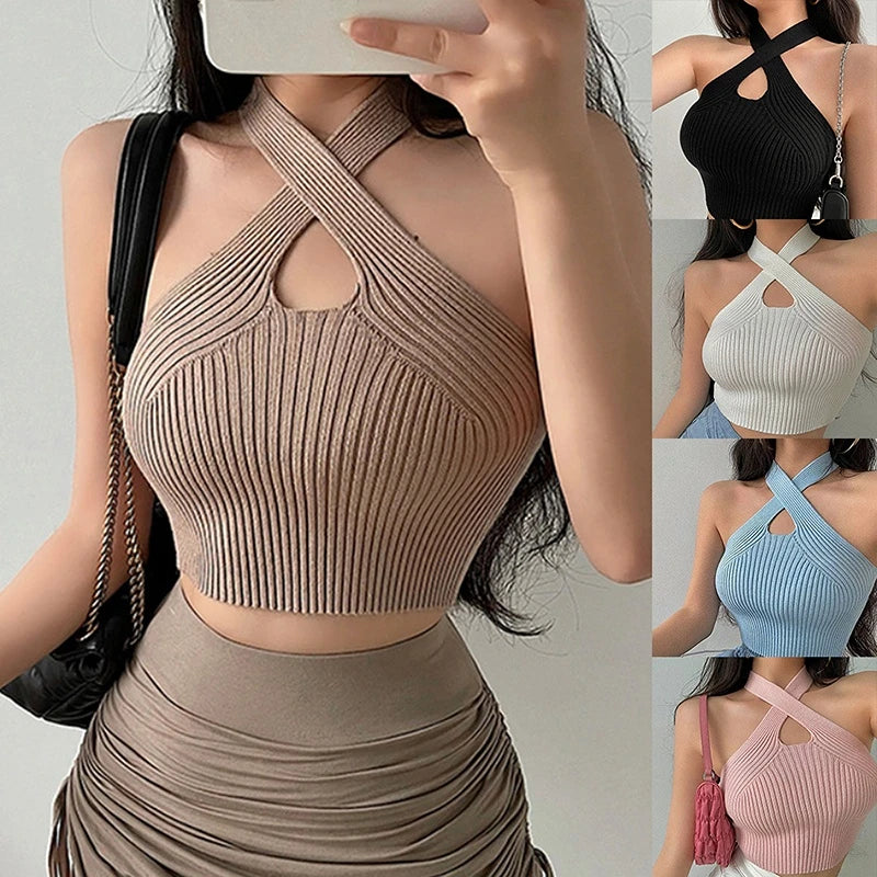 Cross Vest Crop Top