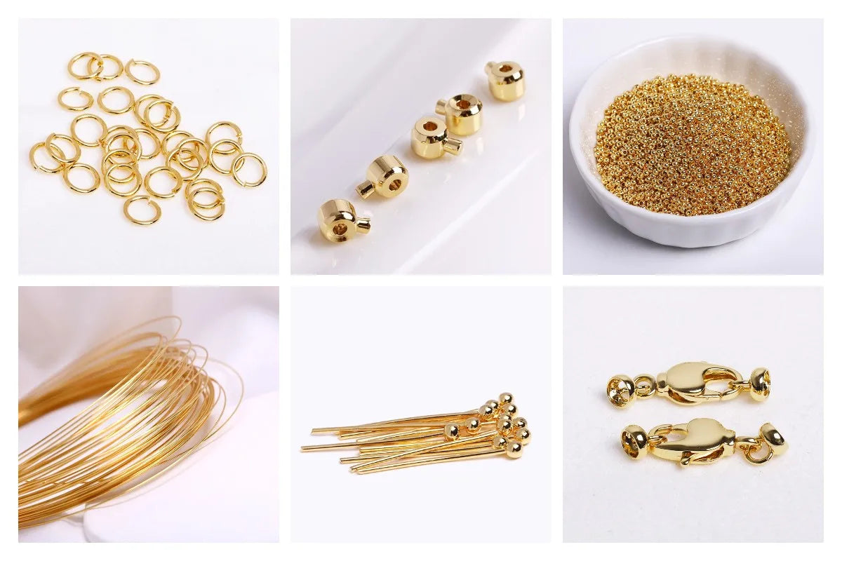 18K Real Gold Plated Purple Zircon Crystal Pendants For Necklace,Fancy Charms For Jewelry Making Supplies DIY Accessories