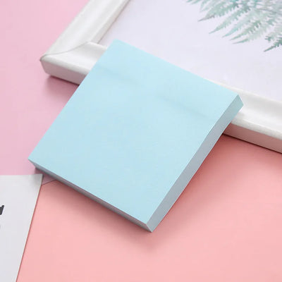 100Sheet Colorful Self-Stick Sticky Notes Pastel Sticky Notes Notepad Planner Sticker Memo Pad Stationery School Office Supplies