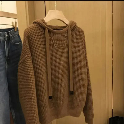 Knit Sweater Male Pullovers Plain Solid Color Men's Clothing Hoodies Coat Jacket Red Fashion 2024 High Quality Replica Elegant A