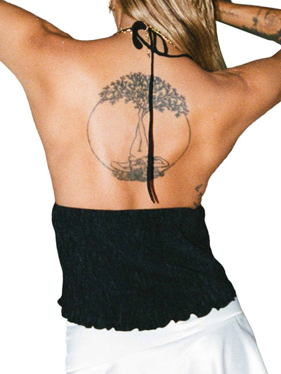 Halterneck Crop Top