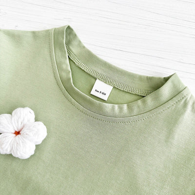 New Summer Infant Short Sleeve Romper Baby Triangle Bodysuit Clothes Baby Girl Jumpsuit Love Cloud Pattern Cartoon Boy 0-18M