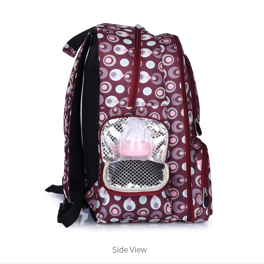 Insular Baby Diaper Bag Multifuntion Nappy Stroller Backpack Maternity Mummy Bag Baby Waterproof Diaper Changing Bag Backpacks