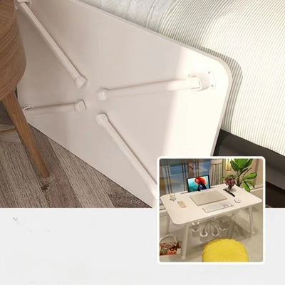 Foldable Laptop Bed Table Lap Table with Cup Holder Drawer Tablet Stand Laptop Bed Tray Table Portable Lap Table Foldable Legs