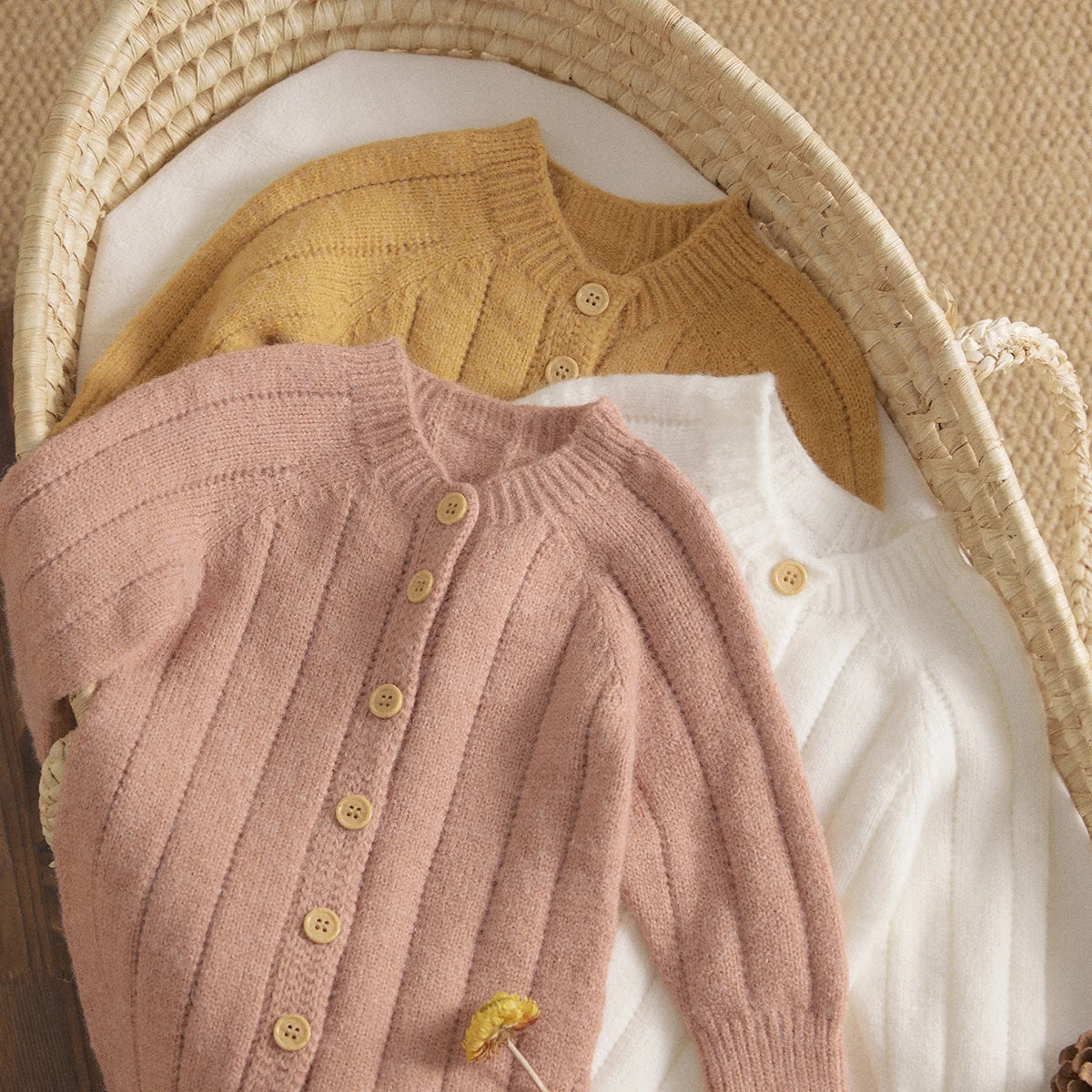 Ma&Baby 0-18M Warm Baby Clothing Knit Romper Newborn Infant Toddler Boy Girl Long Sleeve Jumpsuit + Hat Fall Spring Outfits