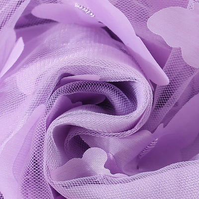 (0-3 Years) Summer New Baby Girls Dress Solid Color Halter Butterfly Embellished A-Line Skirt Mesh Sweet Princess Dress