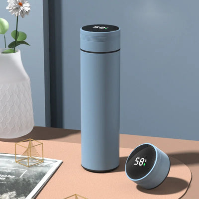 Xiaomi Youpin Intelligent Temperature Display Thermal Mug 304 Stainless Steel Car Thermos Bottle Long-lasting Heat Water Bottle