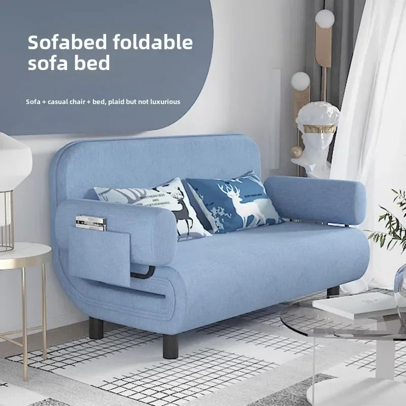 Multi-Functional Folding Sofa Bed Dual-Purpose Leisure Internet Celebrity Sofa Nap Simple Sofa Small Apartment Simple Bed