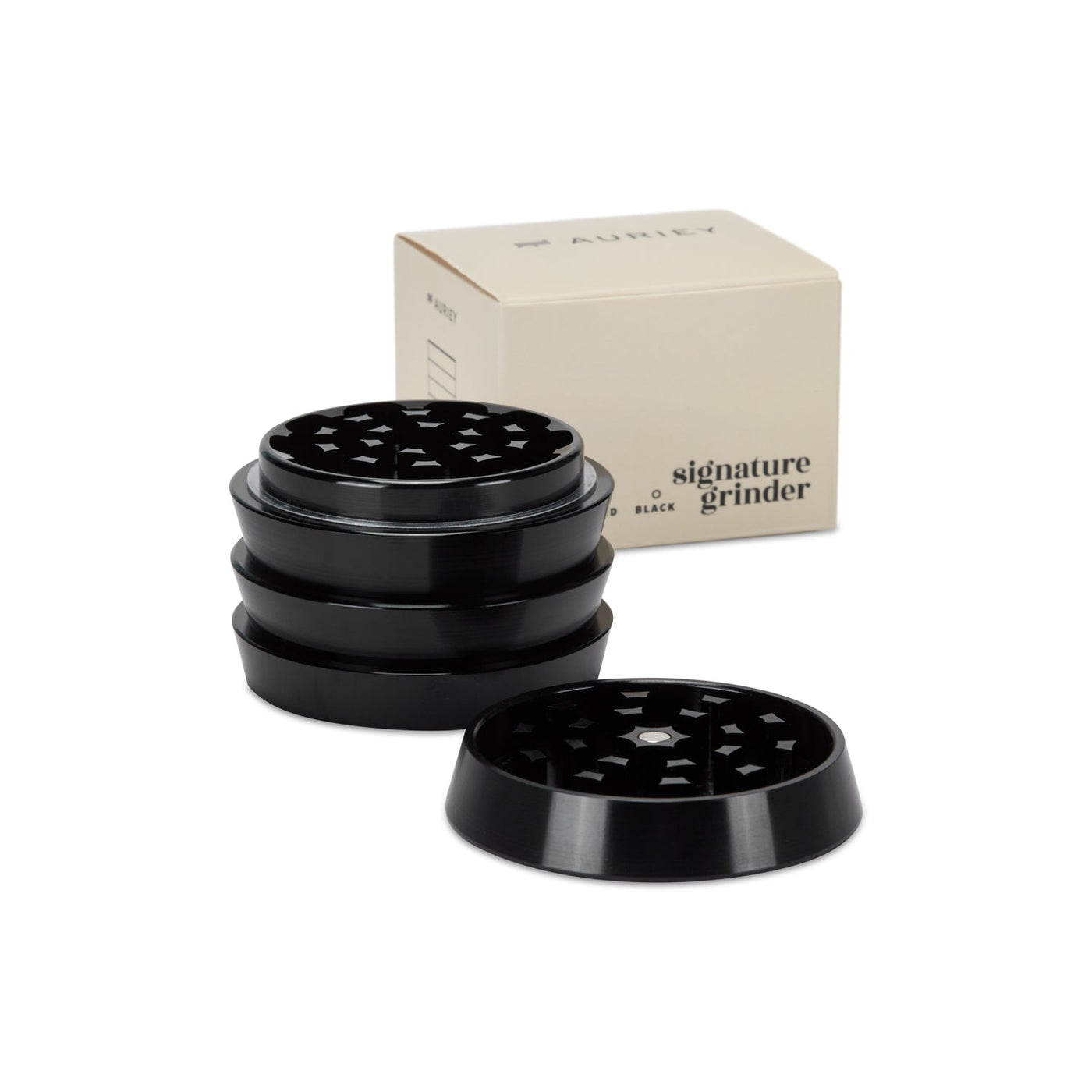 Signature Grinder 4-teilig - schwarz