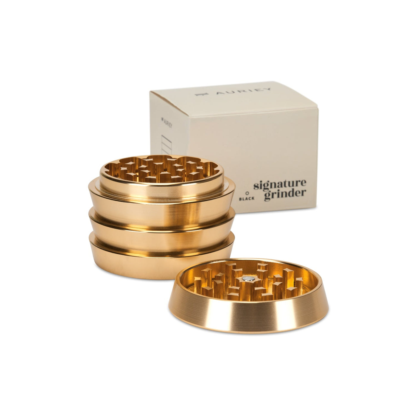 Signature Grinder 4-teilig - gold