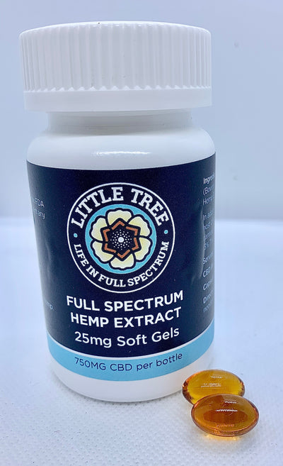 Soft Gels - Full Spectrum Hemp Extract (25mg CBD)