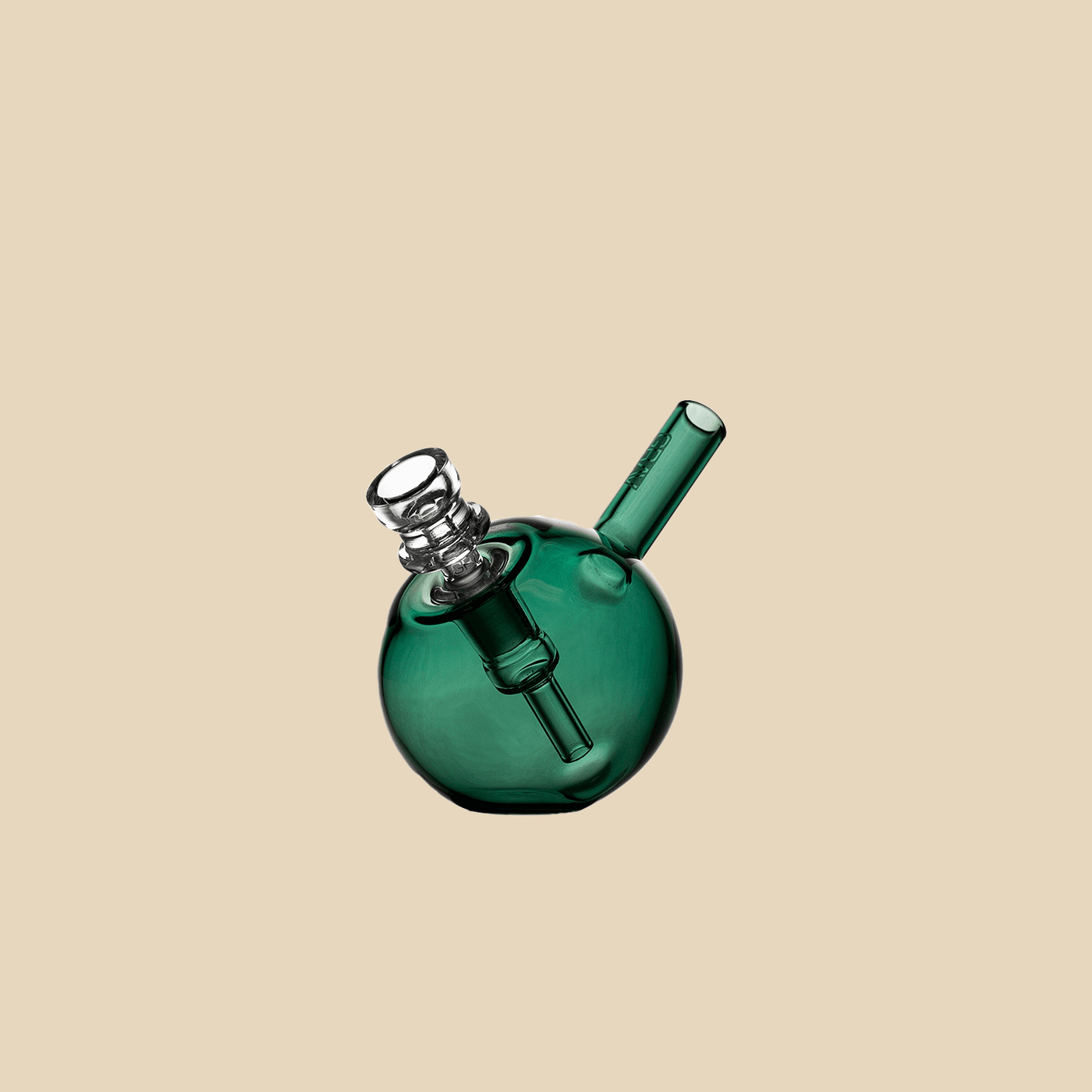 Spherical Pocket Bubbler - Lake Green