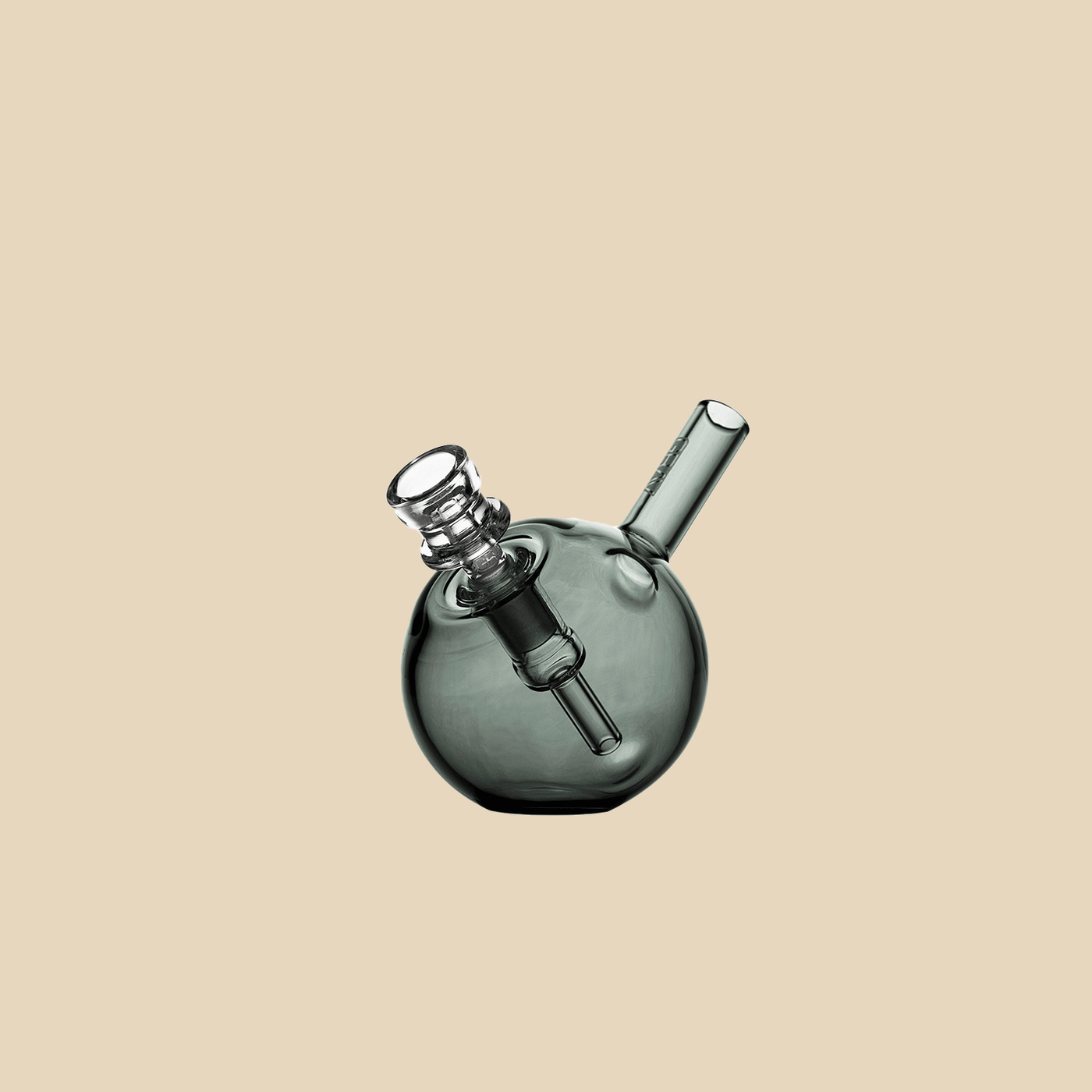Spherical Pocket Bubbler - Smoke
