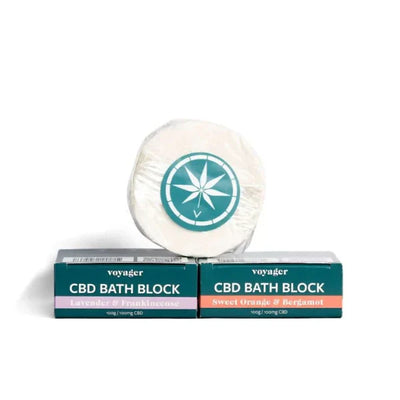 Voyager 100mg CBD Lavender & Frankincense Bath Block - 100g