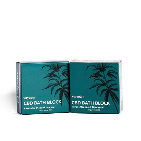 Voyager 100mg CBD Lavender & Frankincense Bath Block - 100g
