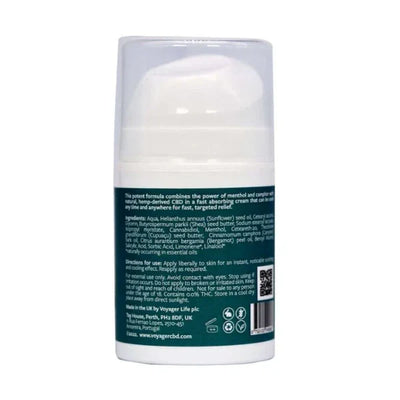 Voyager 800mg CBD Cooling Cream - 74ml