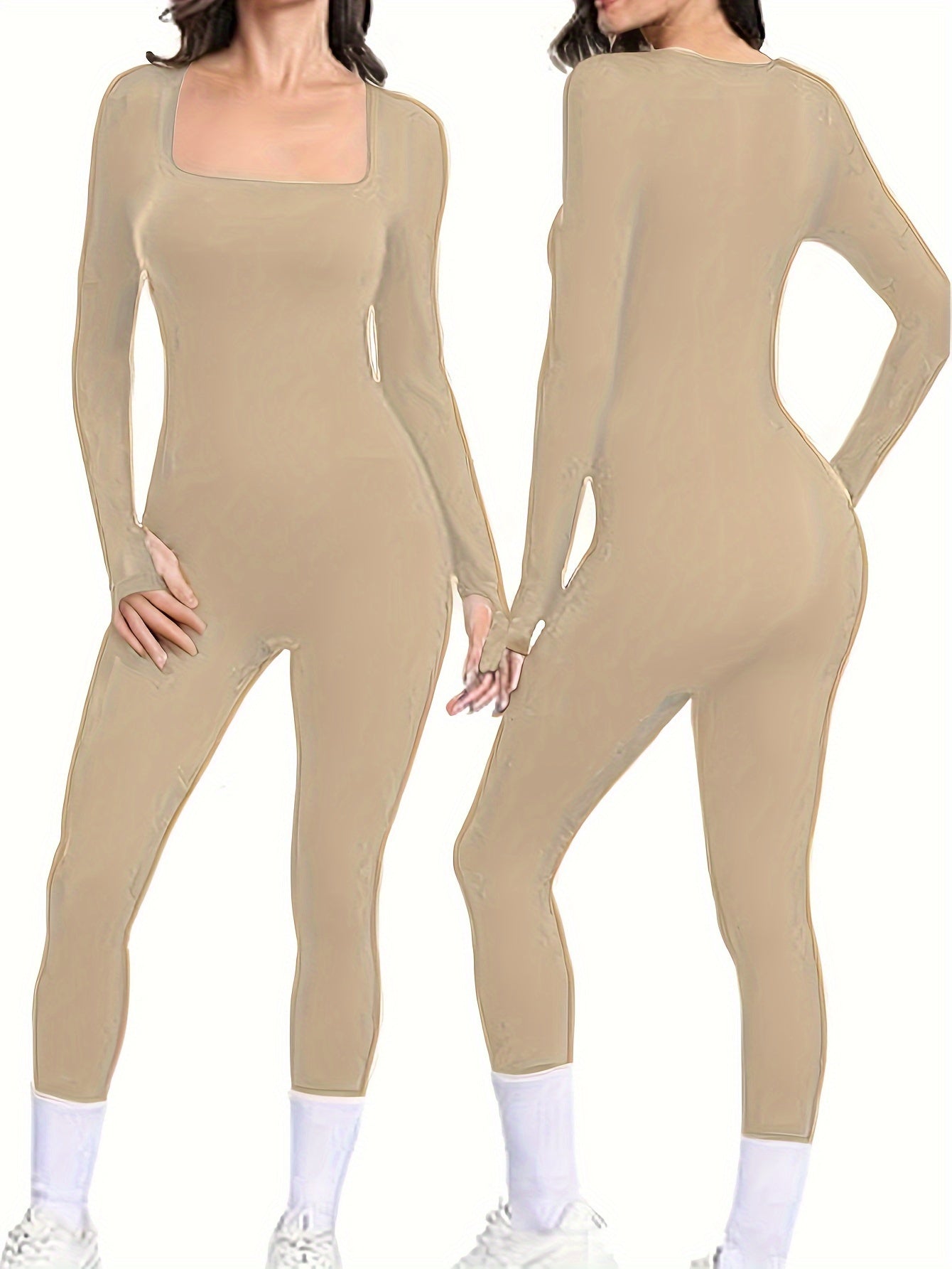 Seamless Long Sleeve Jumpsuit