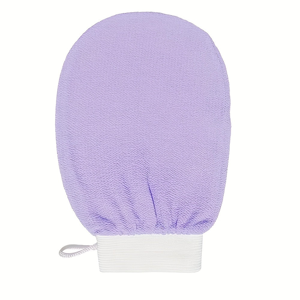 Korean Exfoliating Mitts - Visibly Lift Away Dead Skin, Great for Spray Tan Removal or Keratosis Pilaris - 100% Viscose Fiber