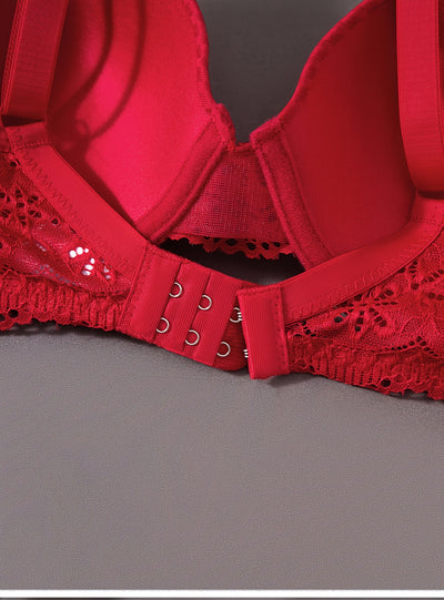 [6pcs] Elegant Striped Push-Up Bras