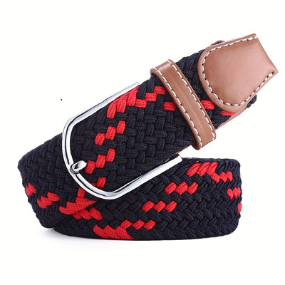 Men's Canvas Belt Women's Elastic Belt Korean Version Elastic Elastic Belt Golf Belt