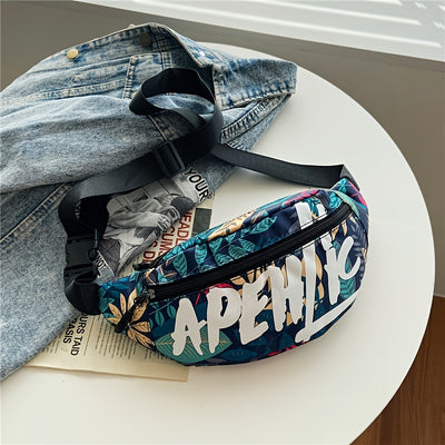Men's and Women's Chest Bag, Shoulder Crossbody Bag, Adjustable Shoulder Bag, Motorcycle Korean Style Casual Small Waist Bag, Men's Bag