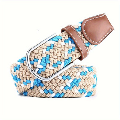 Men's Canvas Belt Women's Elastic Belt Korean Version Elastic Elastic Belt Golf Belt