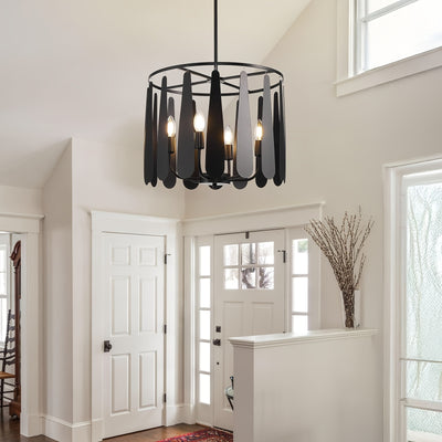 6-Light Island Lights For Kitchen, Farmhouse Dining Room Light Fixture, Rustic Foyer Lighting Fixtures, Modern Hanging Pendant Lights For Living Room, Bedroom, Entryway