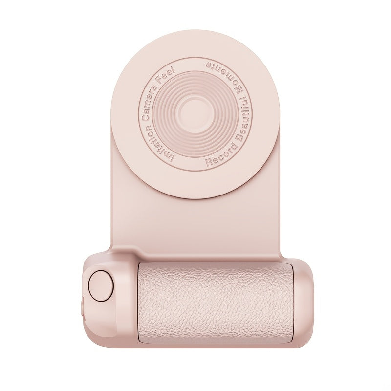 Magnetic Phone Camera Grip Holder, Portable Self Camera Handle, Ergonomic Design, Suitable for iPhone for samsung Android Phones to Vlog Photo and Video Shooting