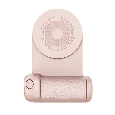 Magnetic Phone Camera Grip Holder, Portable Self Camera Handle, Ergonomic Design, Suitable for iPhone for samsung Android Phones to Vlog Photo and Video Shooting