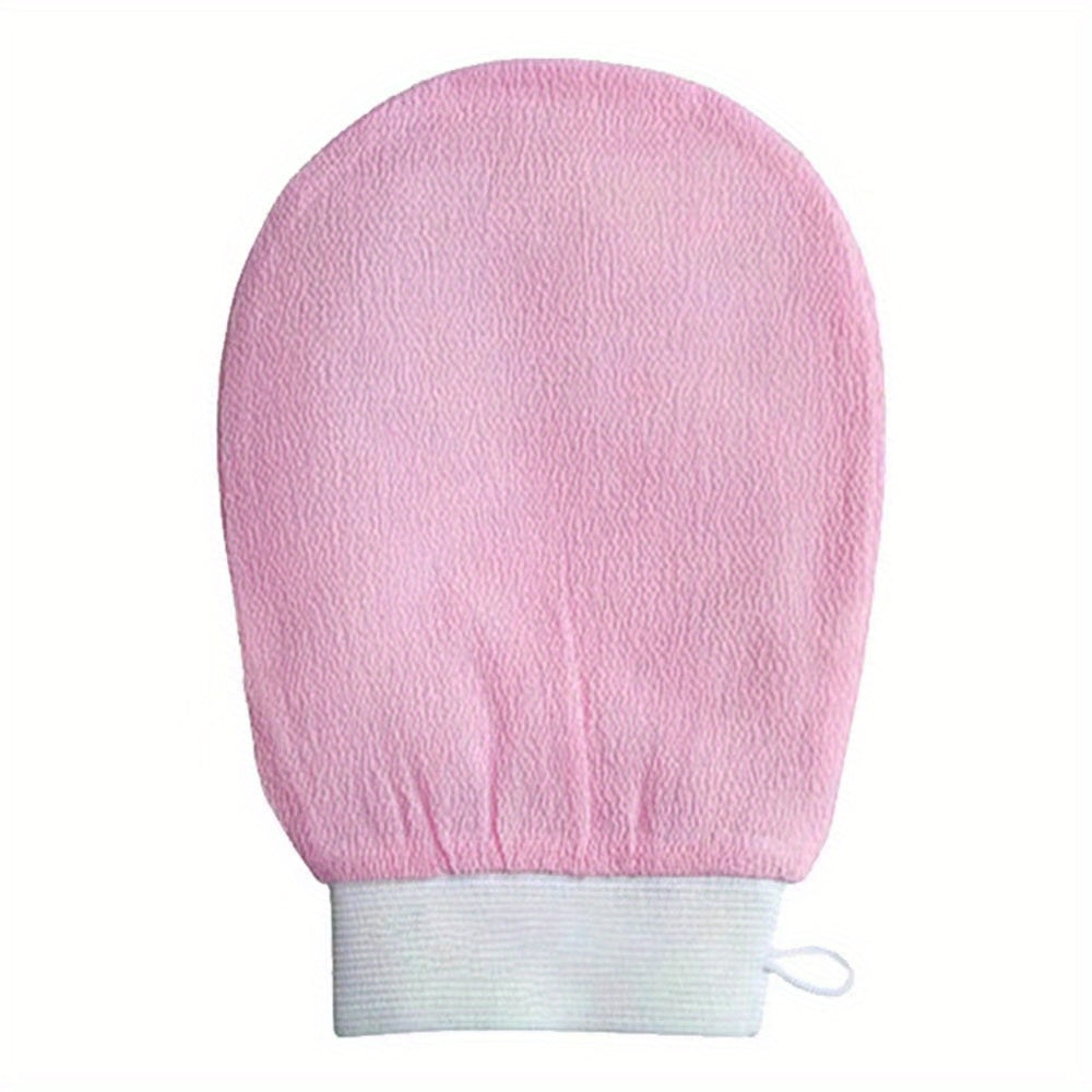Korean Exfoliating Mitts - Visibly Lift Away Dead Skin, Great for Spray Tan Removal or Keratosis Pilaris - 100% Viscose Fiber